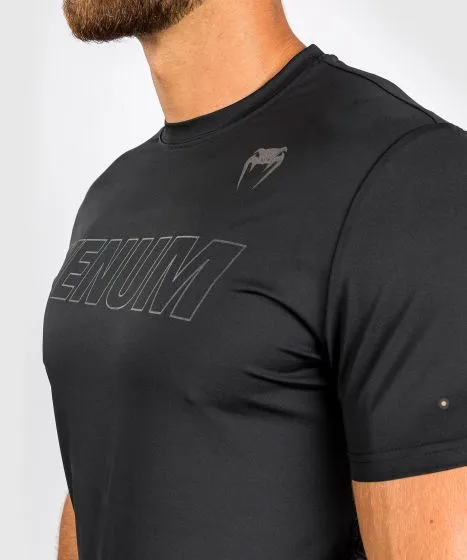 VENUM CLASSIC EVO DRY TECH T-SHIRT - BLACK/BLACK REFLECTIVE