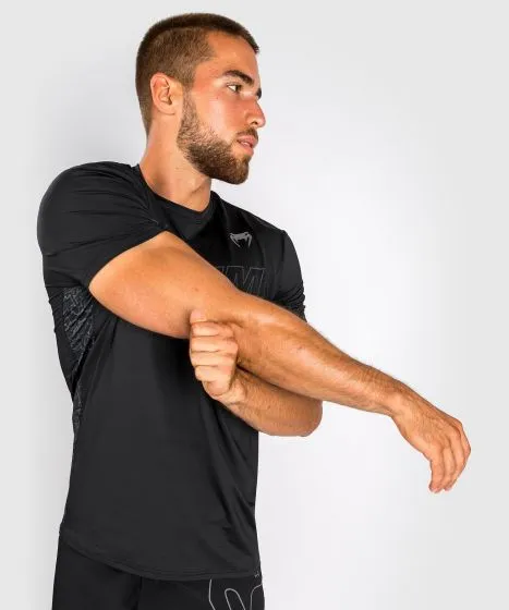 VENUM CLASSIC EVO DRY TECH T-SHIRT - BLACK/BLACK REFLECTIVE