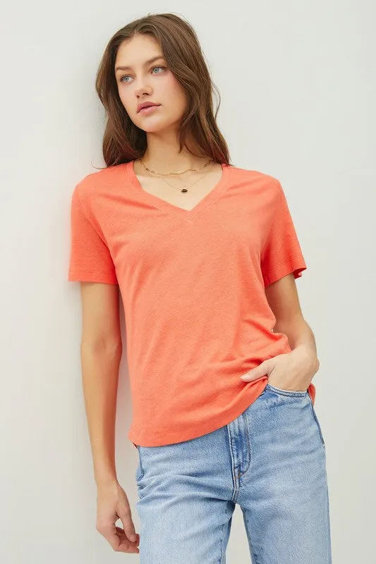 Vinnie V Neck Tee