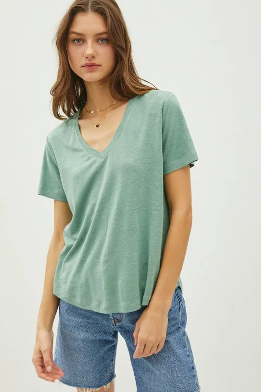 Vinnie V Neck Tee