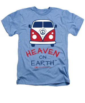 Vw Happy Camper Heaven On Earth - Heathers T-Shirt