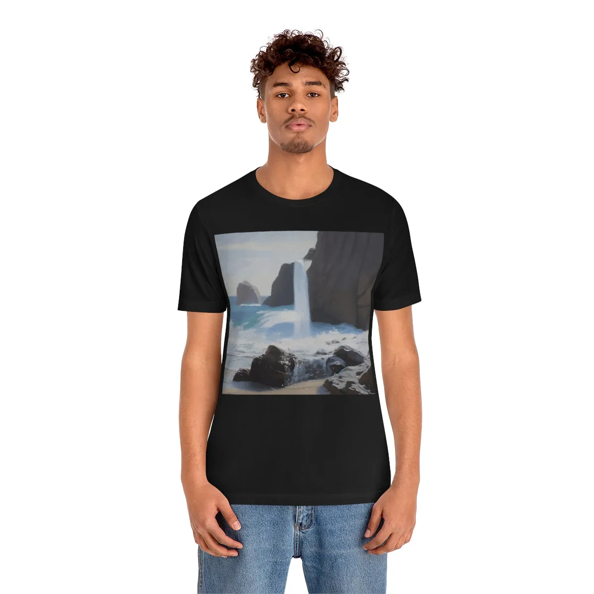 Waterfall Art Short Sleeve Tee
