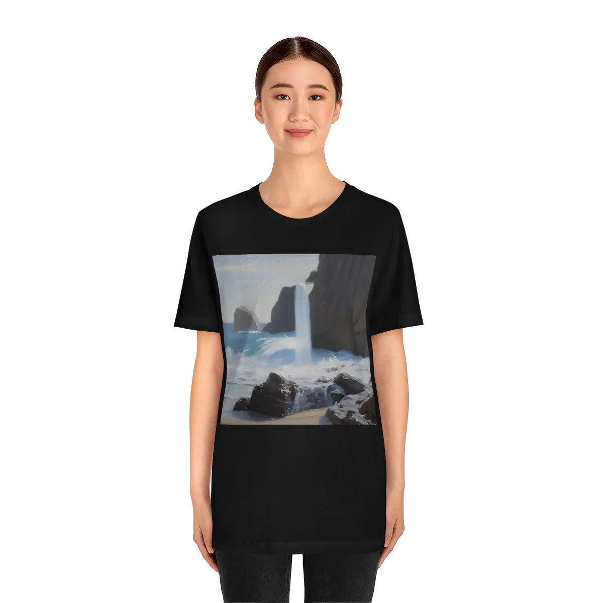 Waterfall Art Short Sleeve Tee