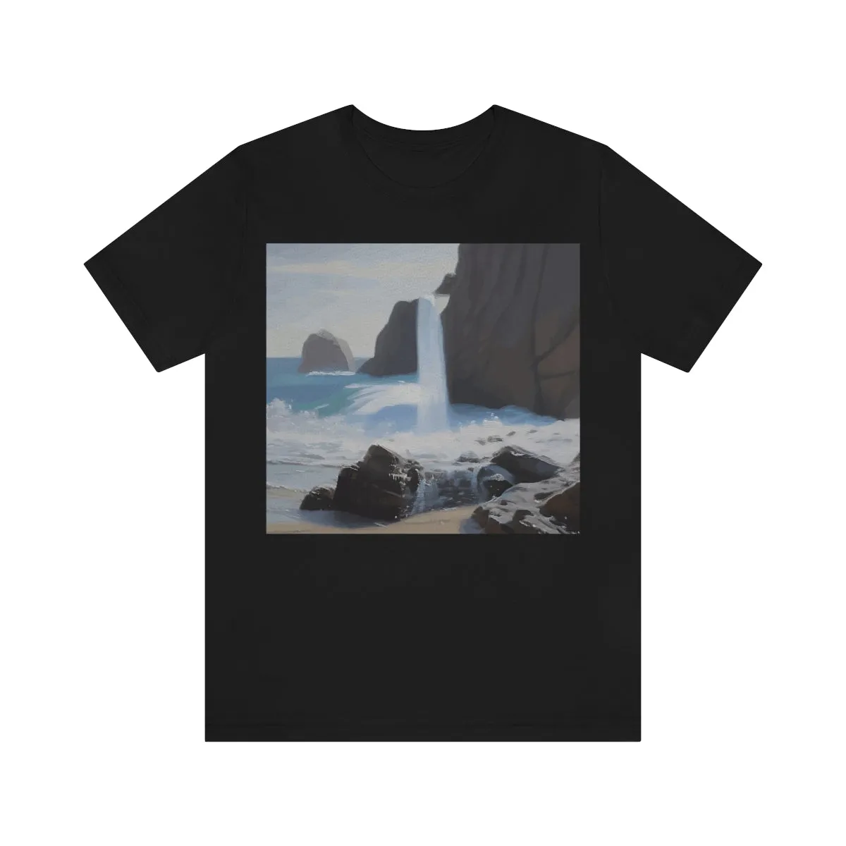 Waterfall Art Short Sleeve Tee