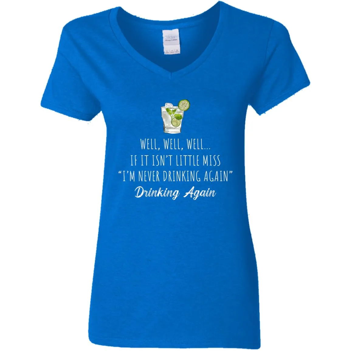 Well Well Well Drinking Again Ladies Tee