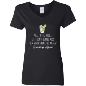 Well Well Well Drinking Again Ladies Tee