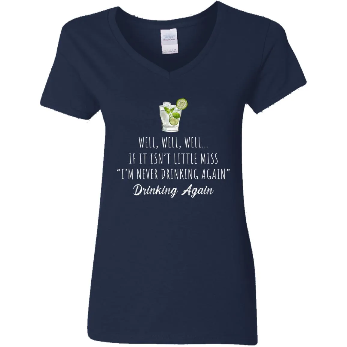 Well Well Well Drinking Again Ladies Tee