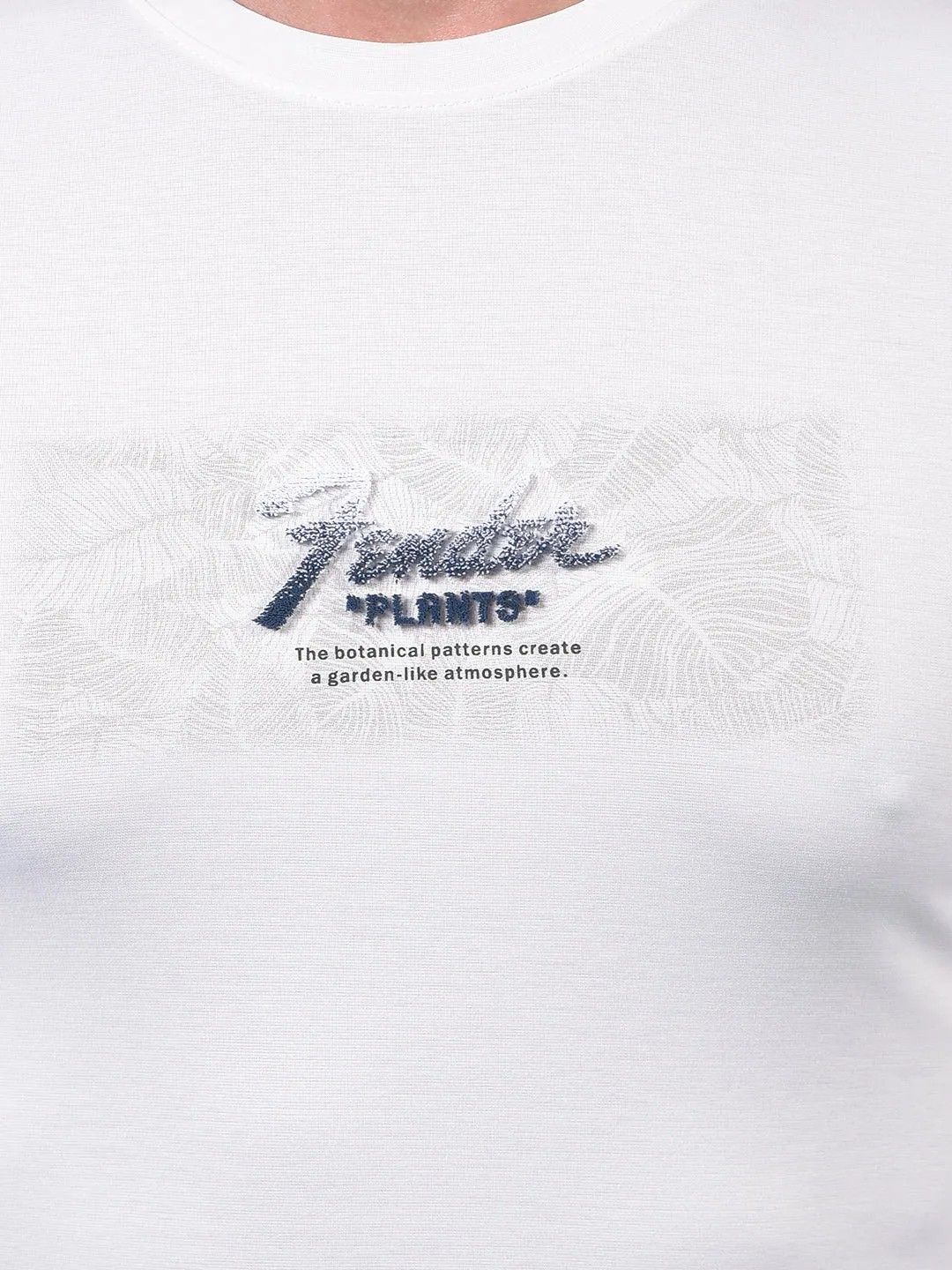 White Graphic Print T-Shirt