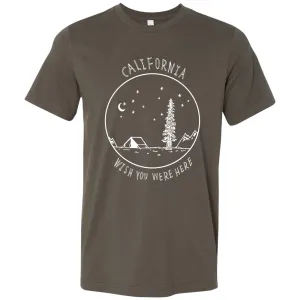 Wish You Were Here White Print Asst Colors Mens Lightweight Fitted T-Shirt/tee