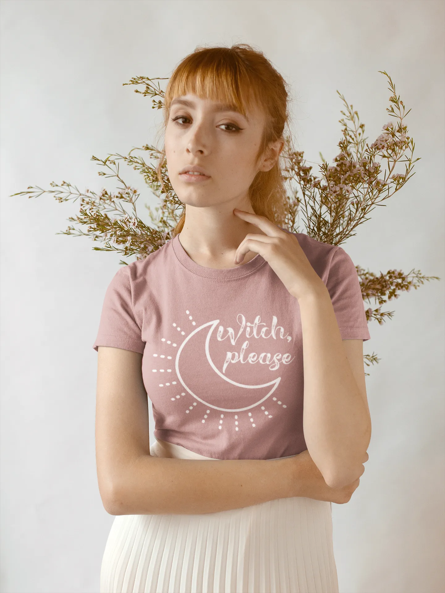 Witch Please Tee Shirt, Witch Shirt Crescent Moon, Unisex Jersey Short Sleeve Tee, Womens Bella Canvas T-Shirt