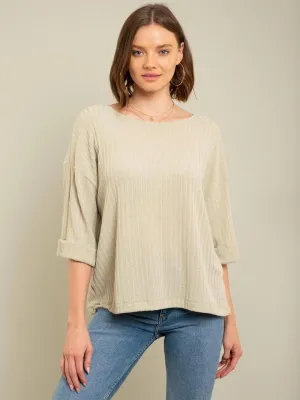 WOMEN'S 3/4 SLEEVE TOP
