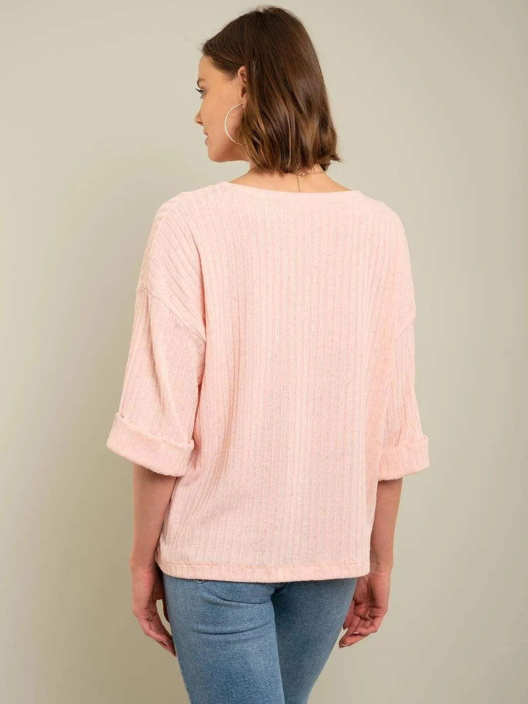 WOMEN'S 3/4 SLEEVE TOP