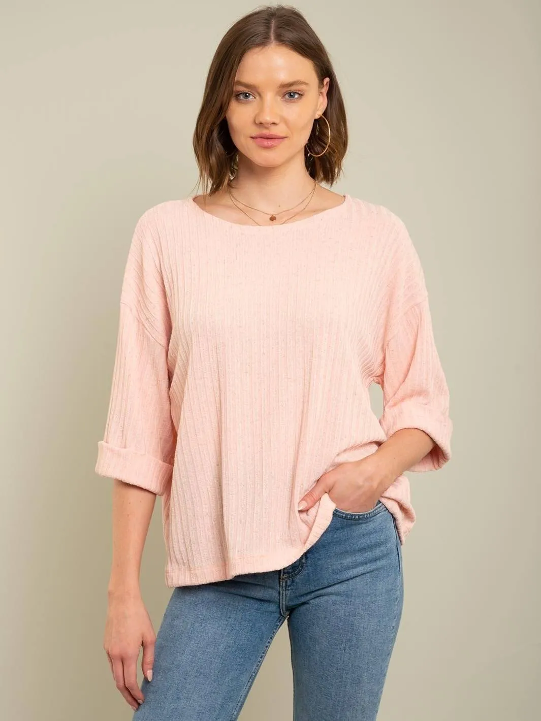 WOMEN'S 3/4 SLEEVE TOP