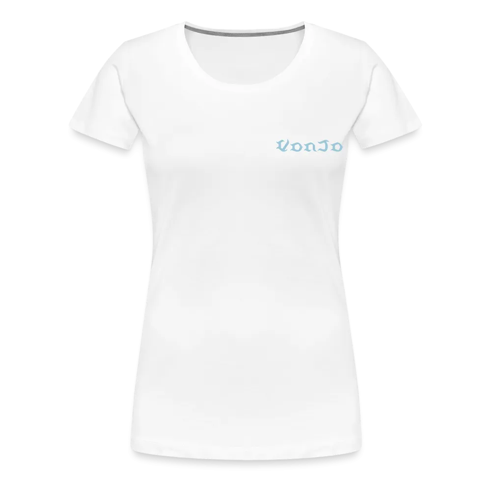 Women's God is Love (Baby Blue Letter) Tee