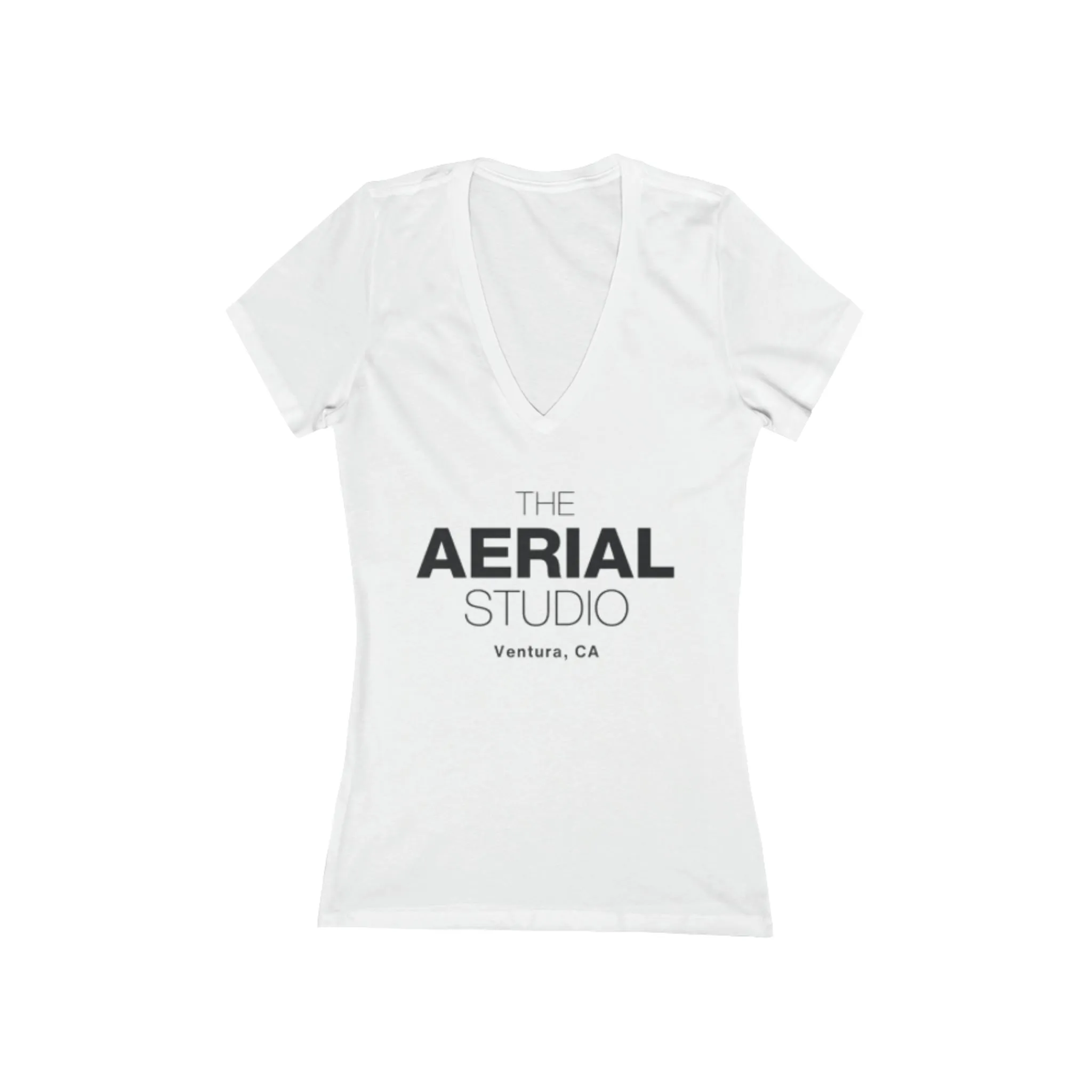 Women's Jersey Short Sleeve Deep V-Neck Tee