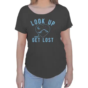 Women's Look Up and Get Lost Scoop Neck T-Shirt