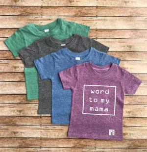 Word To My Mama Hipster - Shirt