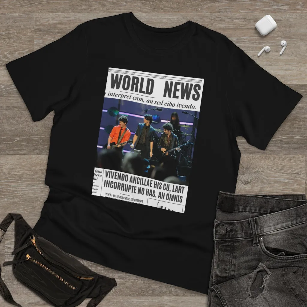 World News THE JONAS BROTHERS Unisex Deluxe T-shirt