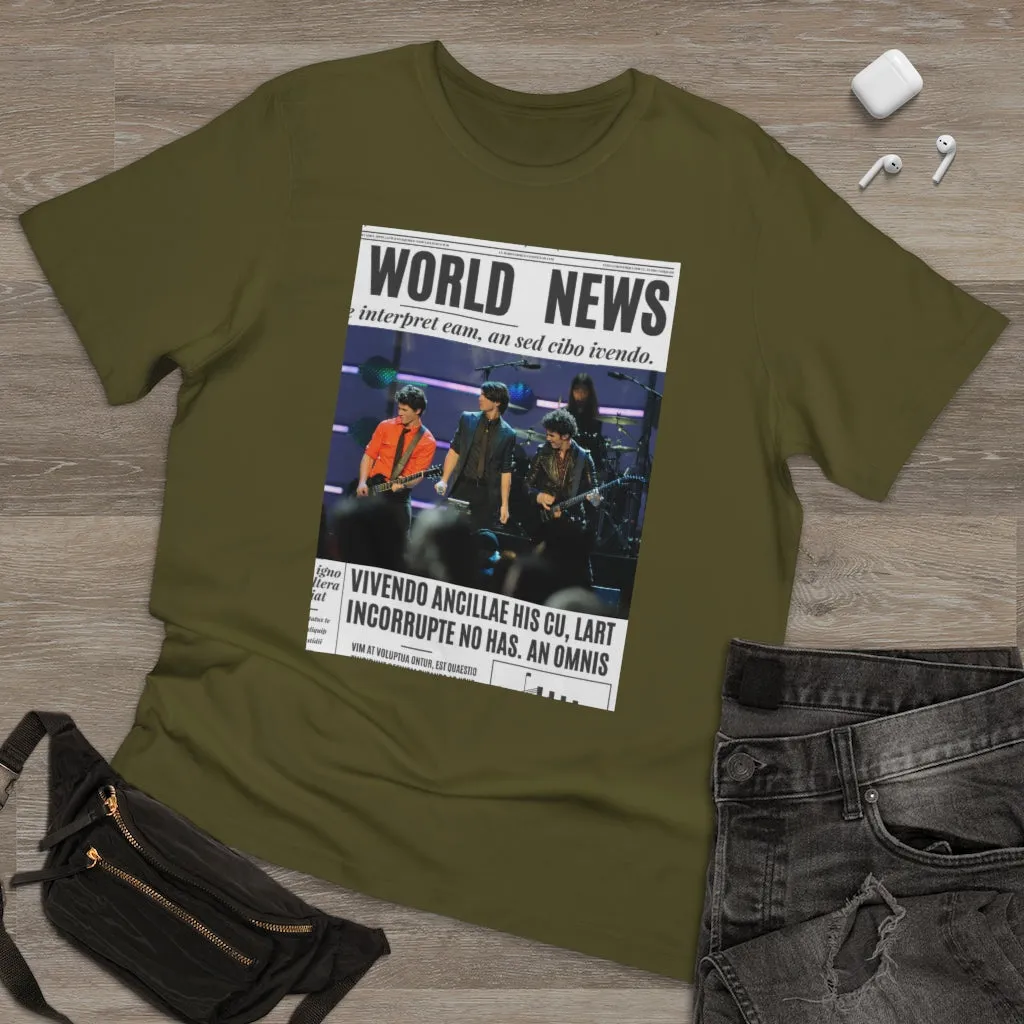 World News THE JONAS BROTHERS Unisex Deluxe T-shirt