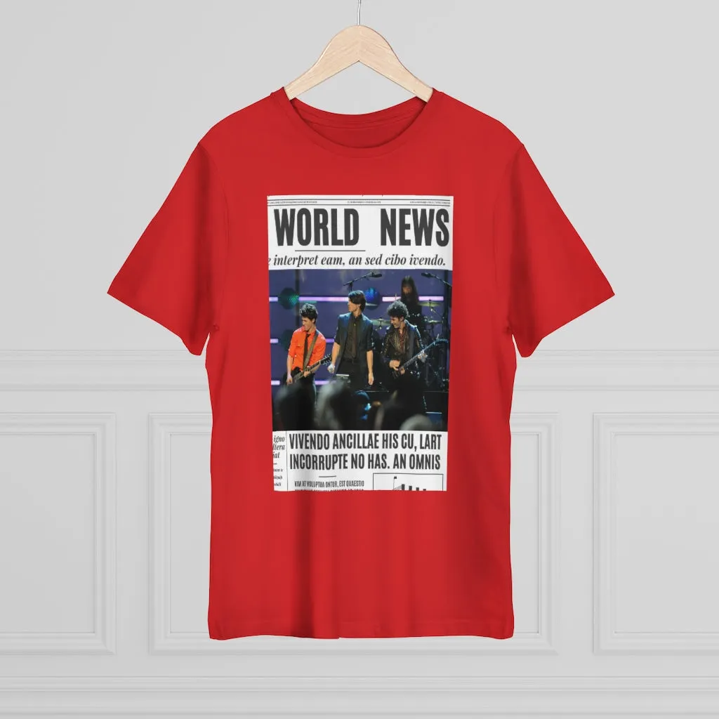 World News THE JONAS BROTHERS Unisex Deluxe T-shirt