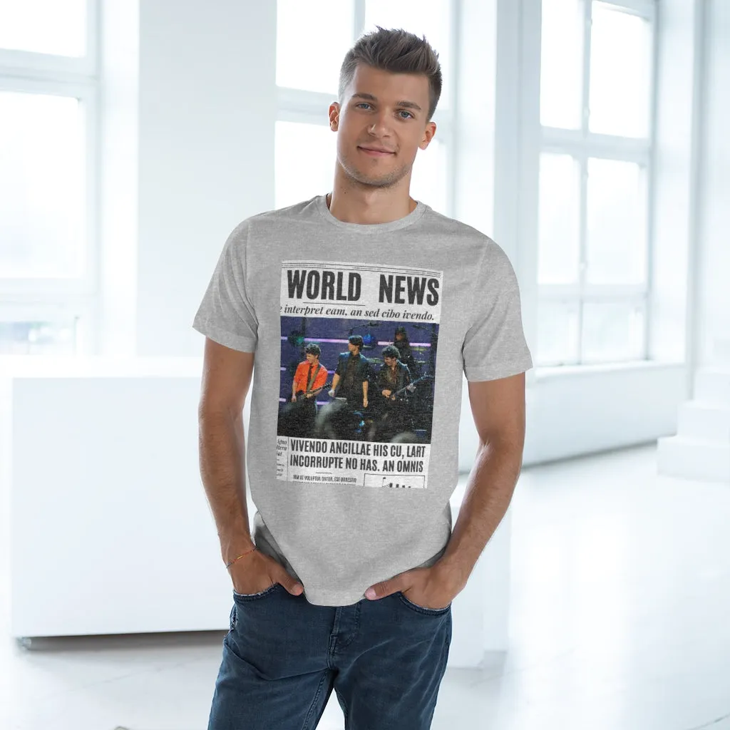 World News THE JONAS BROTHERS Unisex Deluxe T-shirt