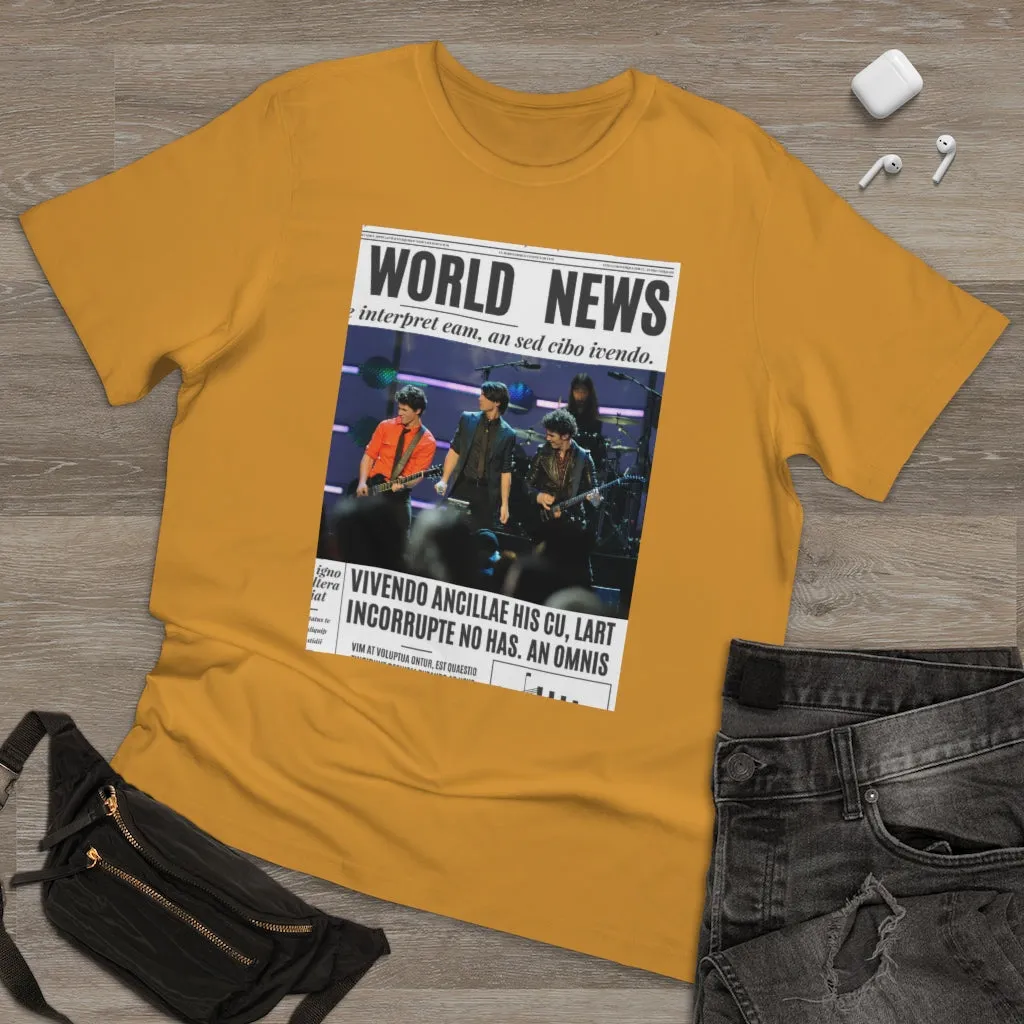 World News THE JONAS BROTHERS Unisex Deluxe T-shirt