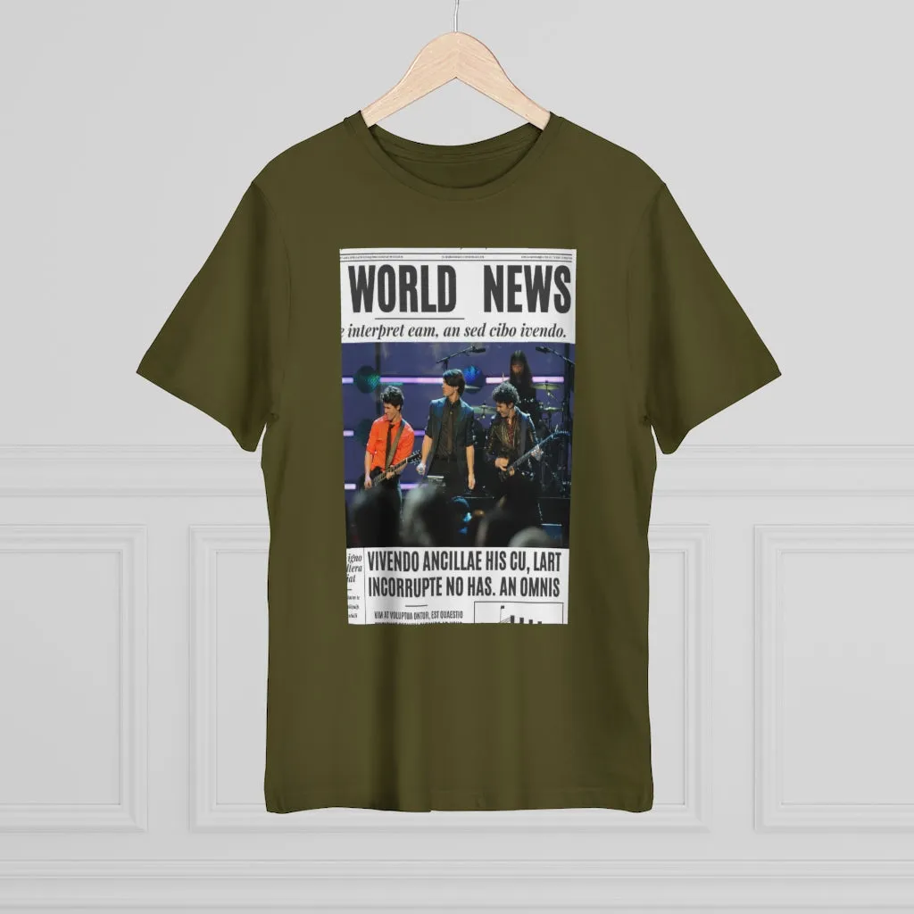 World News THE JONAS BROTHERS Unisex Deluxe T-shirt