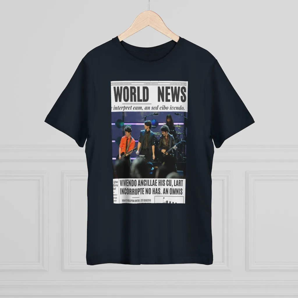 World News THE JONAS BROTHERS Unisex Deluxe T-shirt
