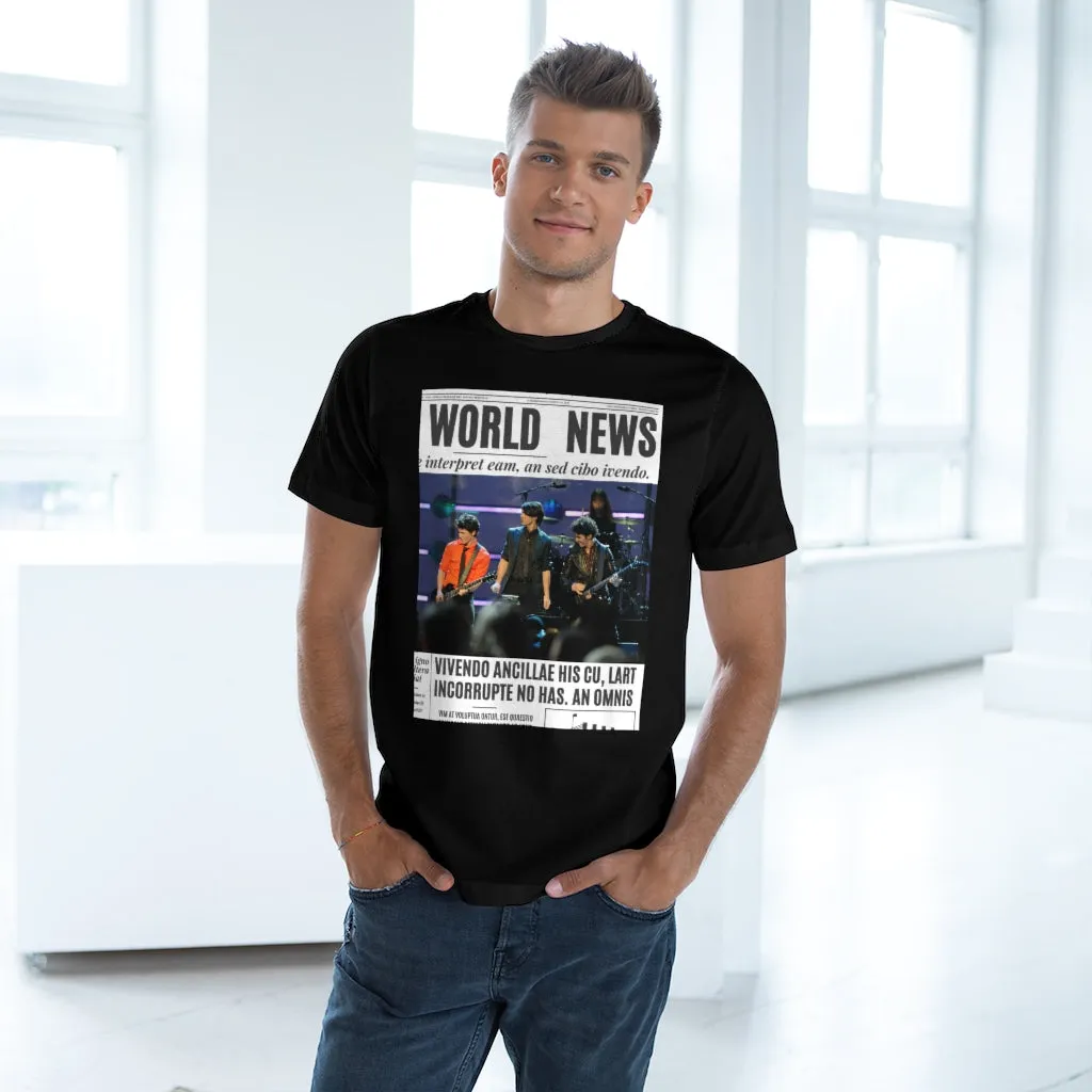 World News THE JONAS BROTHERS Unisex Deluxe T-shirt