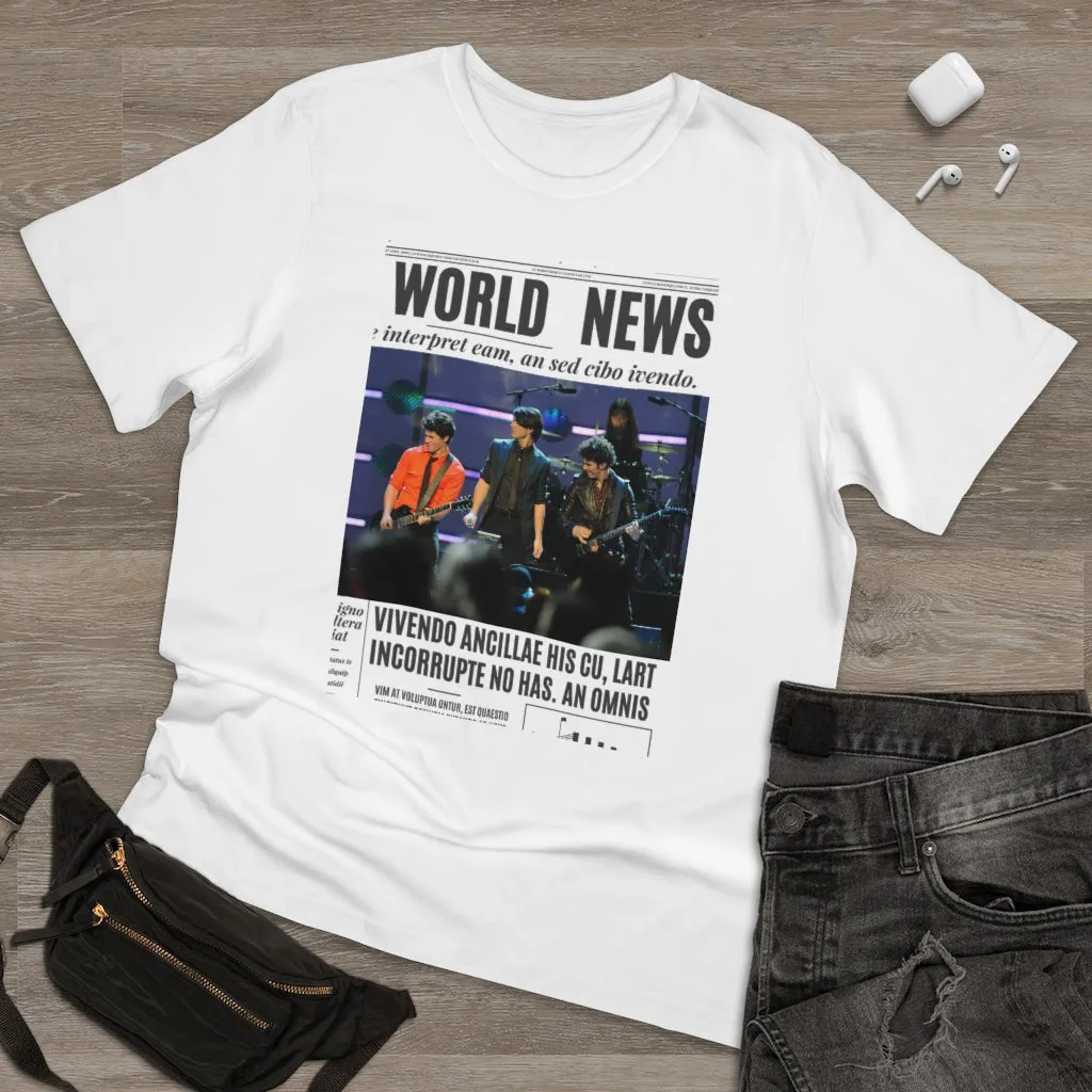 World News THE JONAS BROTHERS Unisex Deluxe T-shirt