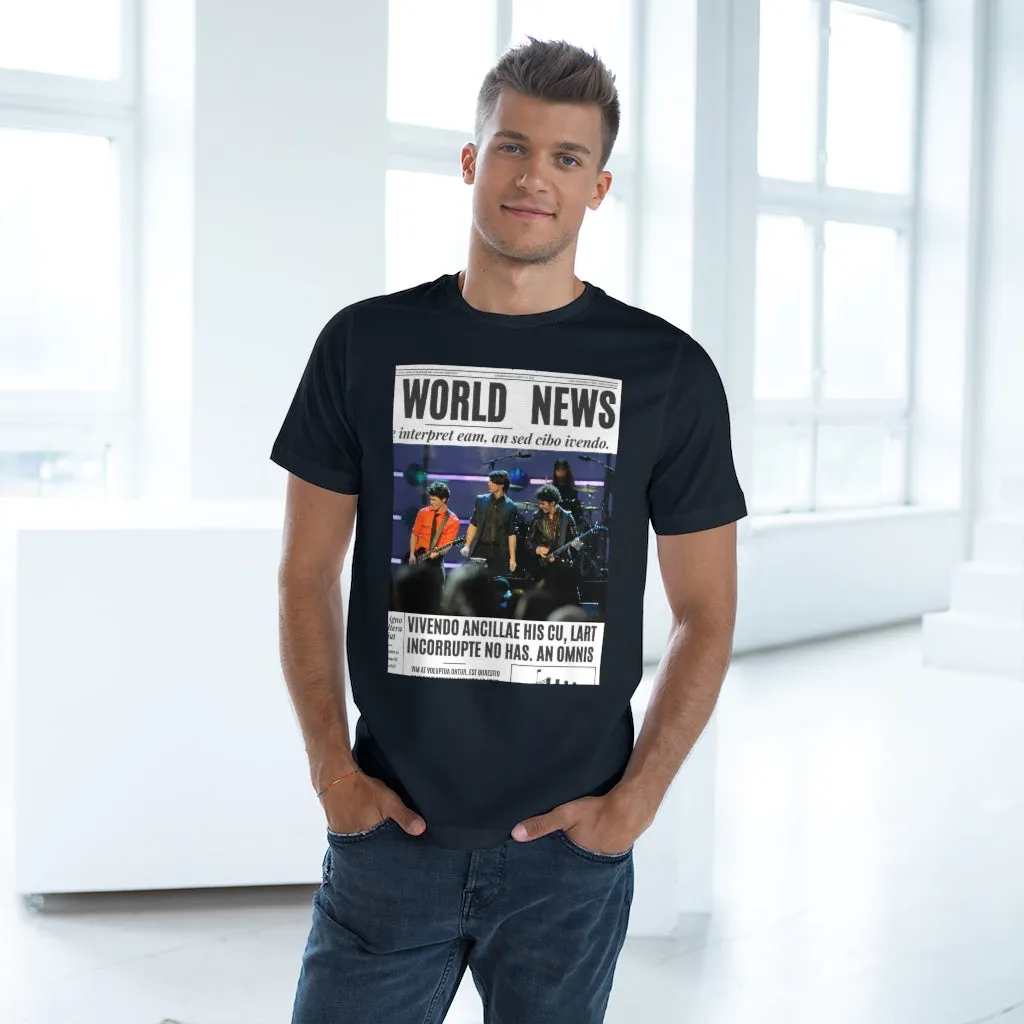 World News THE JONAS BROTHERS Unisex Deluxe T-shirt