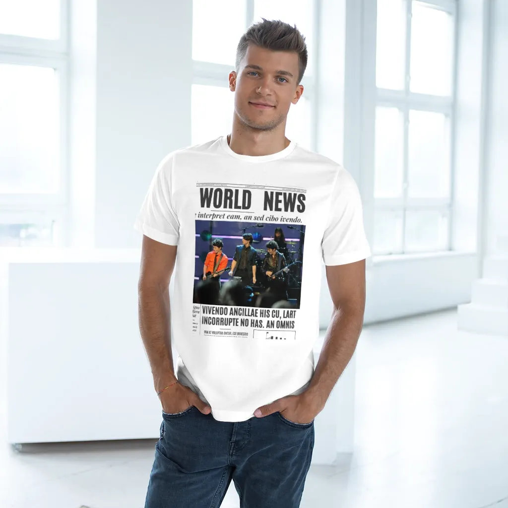 World News THE JONAS BROTHERS Unisex Deluxe T-shirt