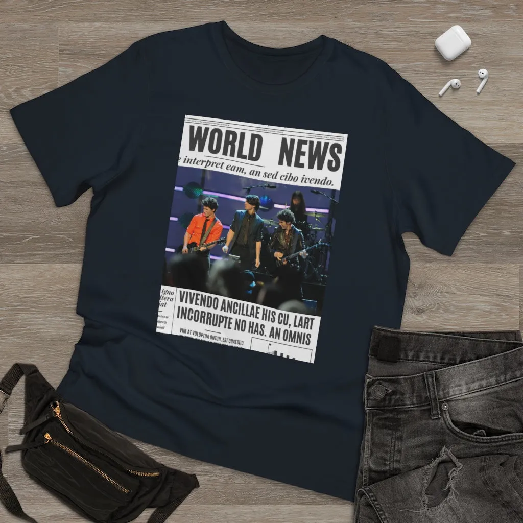 World News THE JONAS BROTHERS Unisex Deluxe T-shirt