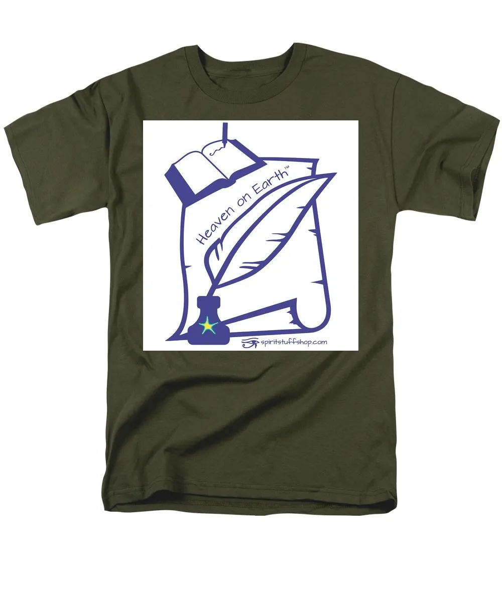 Writer Heaven On Earth - Men's T-Shirt  (Regular Fit)