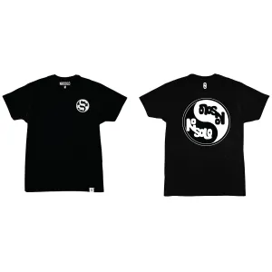 Yin Yang Short Sleeve T-Shirt - Black