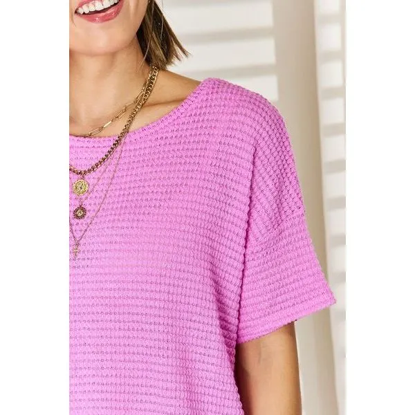 Zenana Full Size Round Neck Short Sleeve T-Shirt