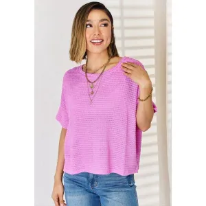 Zenana Full Size Round Neck Short Sleeve T-Shirt