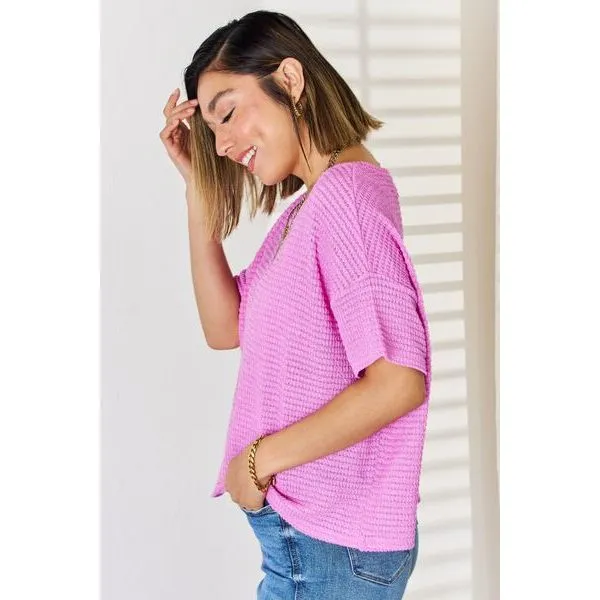 Zenana Full Size Round Neck Short Sleeve T-Shirt